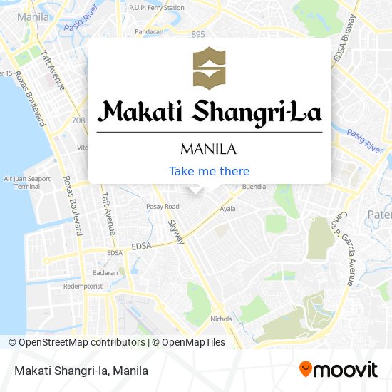 Makati Shangri-la map