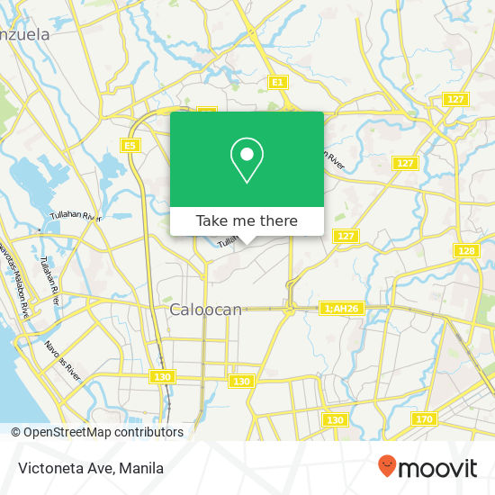 Victoneta Ave map
