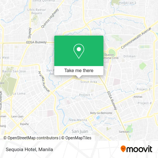 Sequoia Hotel map