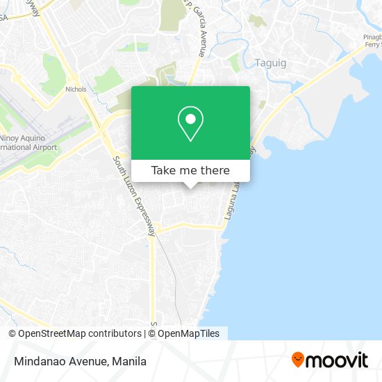 Mindanao Avenue map