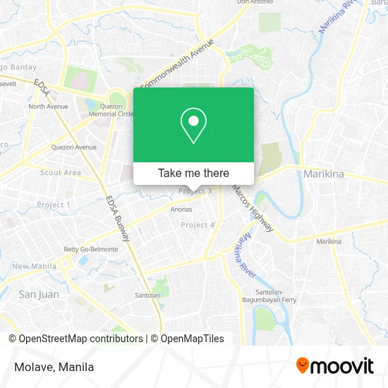 Molave map