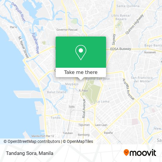 Tandang Sora map