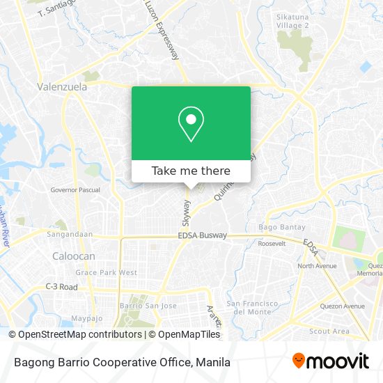 Bagong Barrio Cooperative Office map