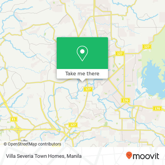 Villa Severia Town Homes map