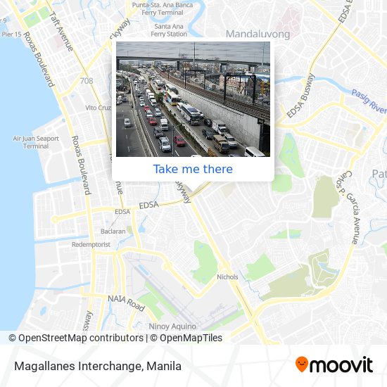 Magallanes Interchange map