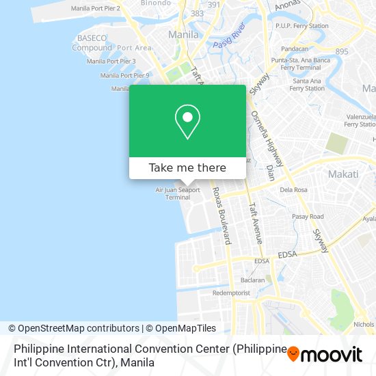 Philippine International Convention Center (Philippine Int'l Convention Ctr) map