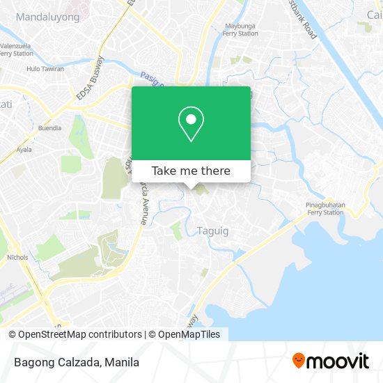 Bagong Calzada map