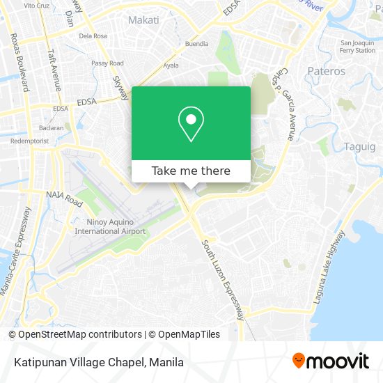 Katipunan Village Chapel map