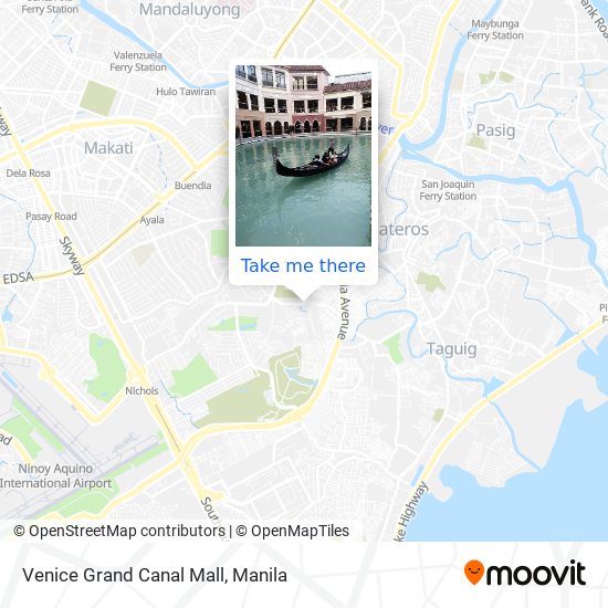 Venice Grand Canal Mall map