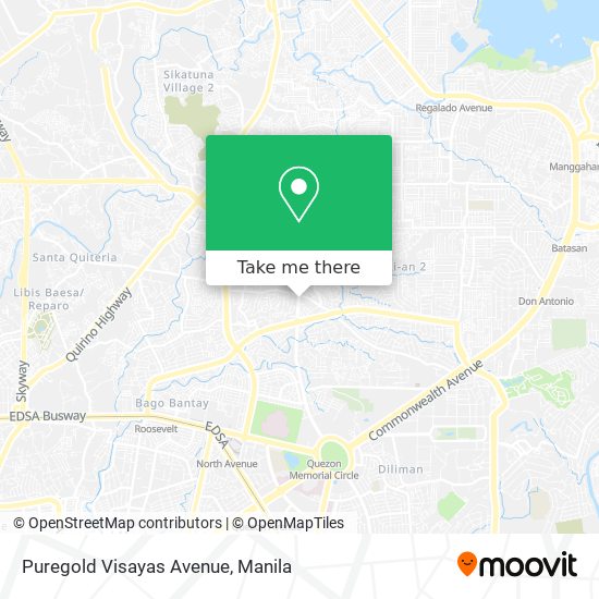 Puregold Visayas Avenue map