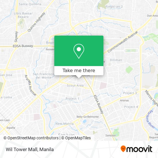 Wil Tower Mall map