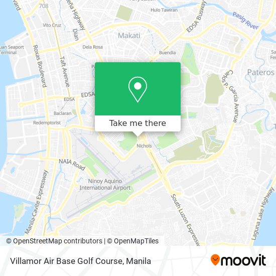 Villamor Air Base Golf Course map