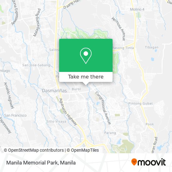Manila Memorial Park map
