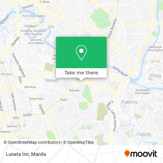 Luneta Inc map