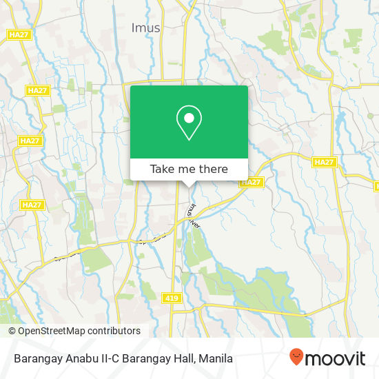 Barangay Anabu II-C Barangay Hall map