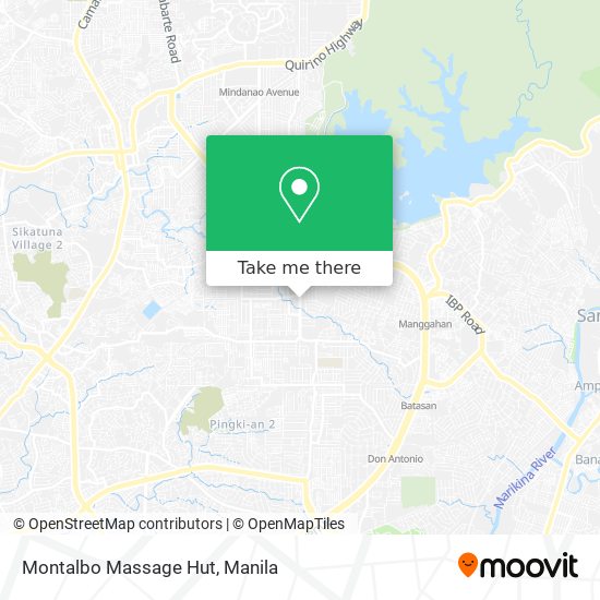 Montalbo Massage Hut map