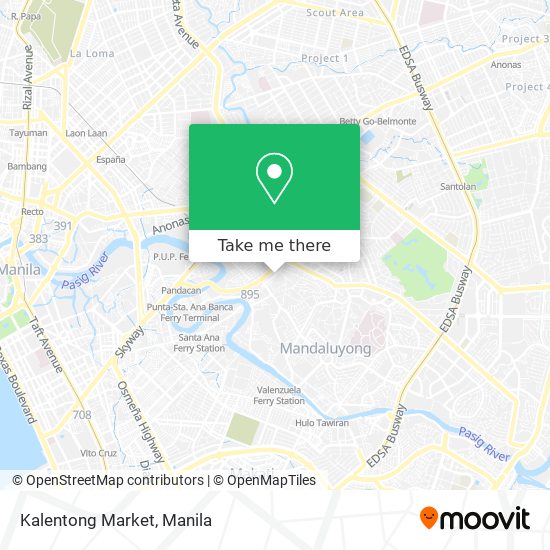 Kalentong Market map