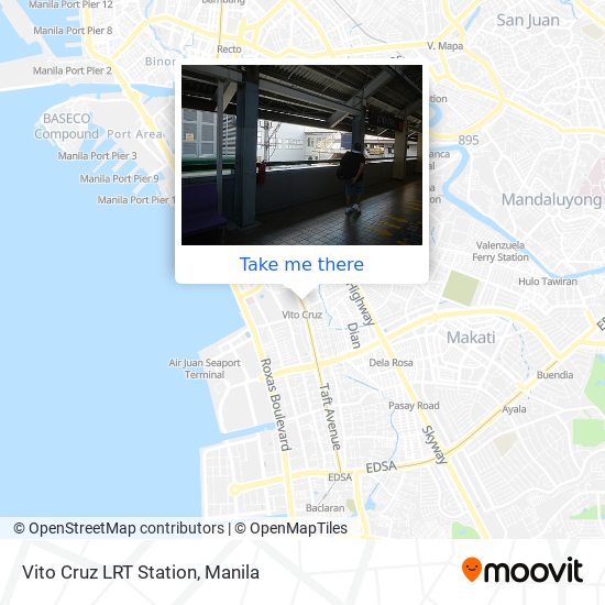 Vito Cruz LRT Station map