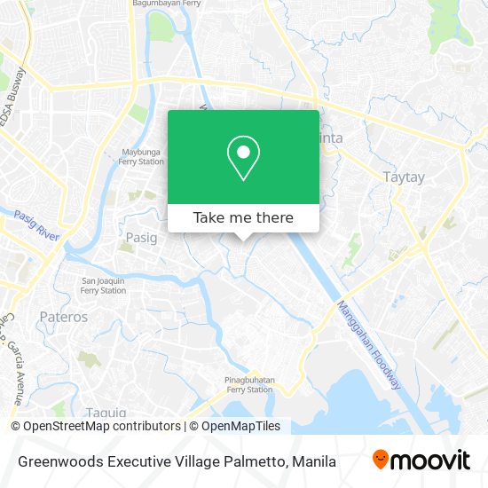 Greenwoods Executive Village Palmetto map