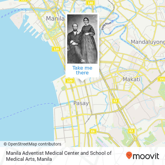 Manila Adventist Medical Center and School of Medical Arts map