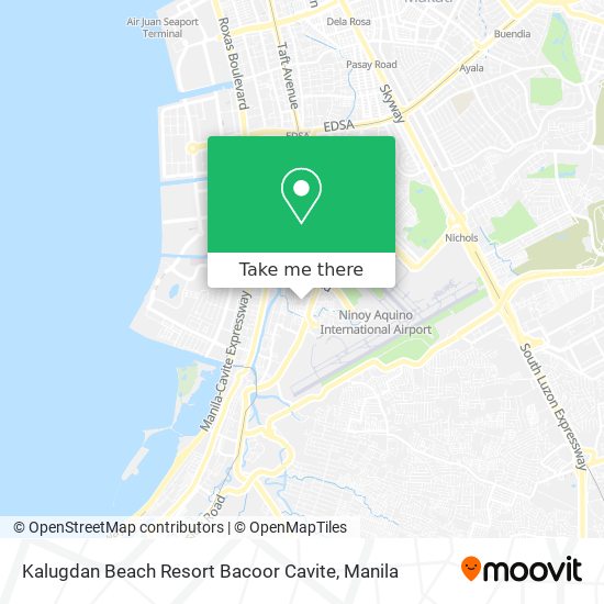 Kalugdan Beach Resort Bacoor Cavite map