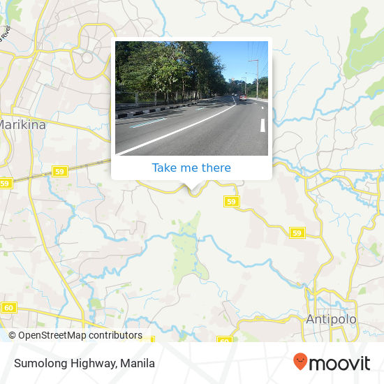 Sumolong Highway map