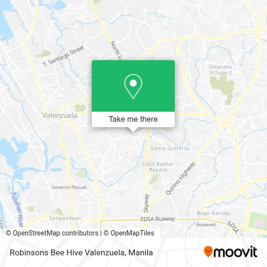 Robinsons Bee Hive Valenzuela map