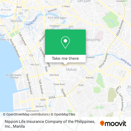 Nippon Life Insurance Company of the Philippines, Inc. map