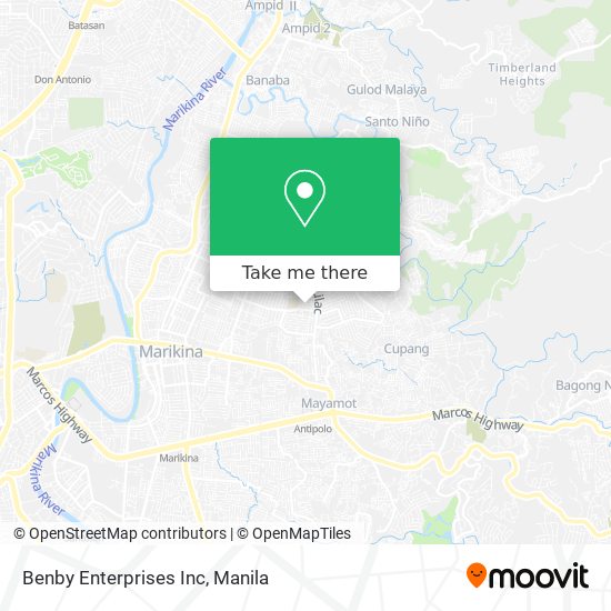Benby Enterprises Inc map