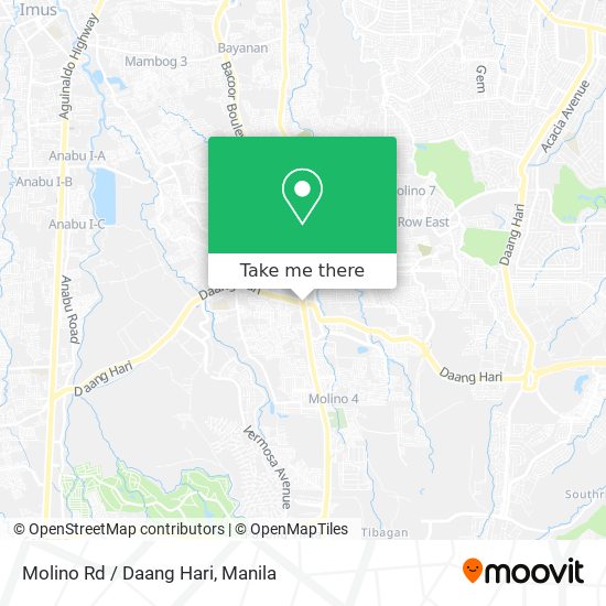 Molino Rd / Daang Hari map