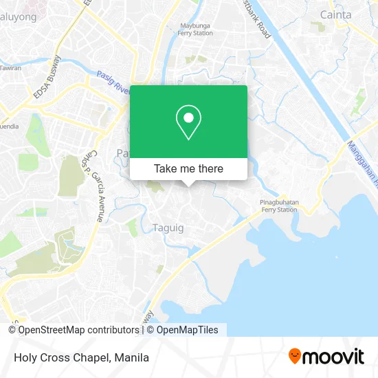 Holy Cross Chapel map