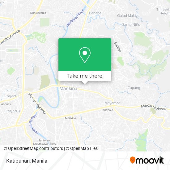 Katipunan map