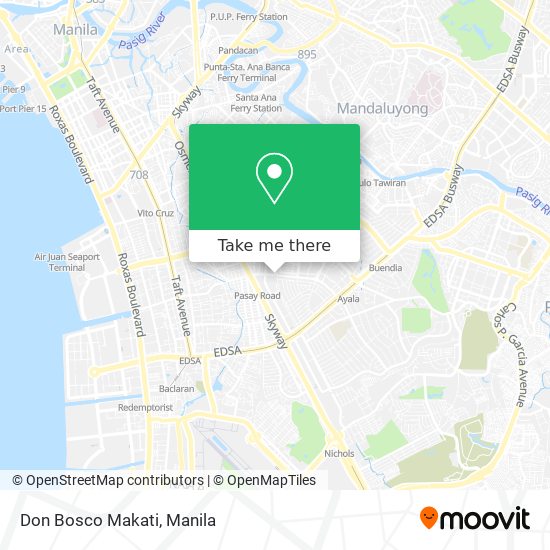 Don Bosco Makati map