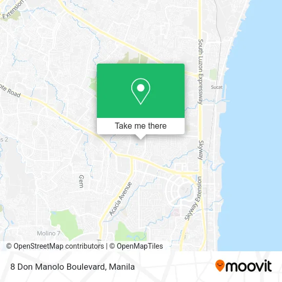 8 Don Manolo Boulevard map
