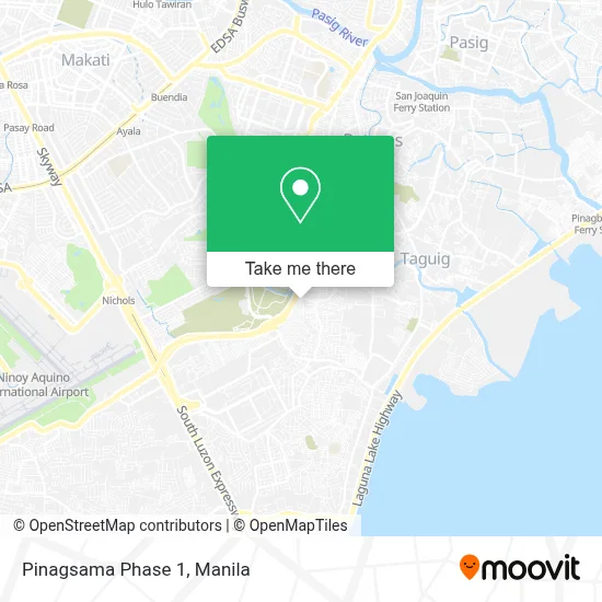 Pinagsama Phase 1 map