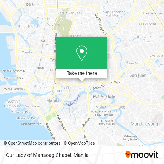 Our Lady of Manaoag Chapel map
