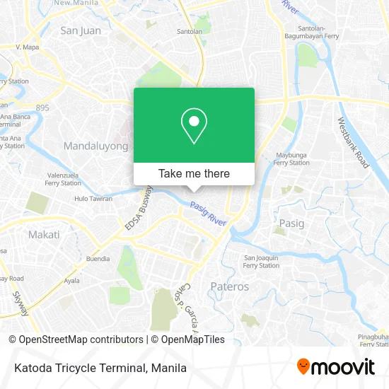 Katoda Tricycle Terminal map