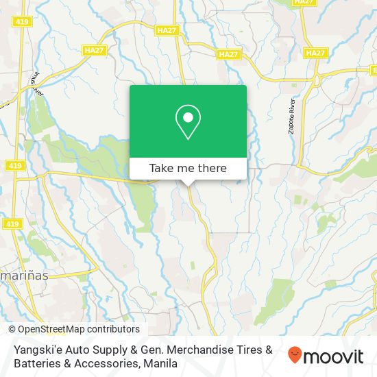 Yangski'e Auto Supply & Gen. Merchandise Tires & Batteries & Accessories map