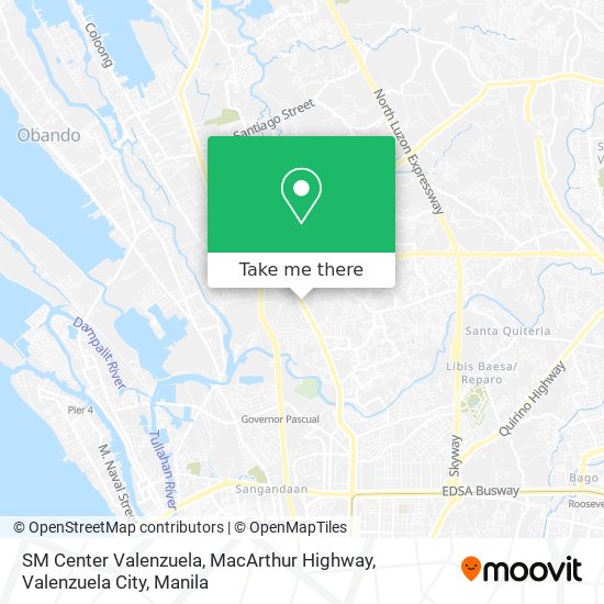SM Center Valenzuela, MacArthur Highway, Valenzuela City map