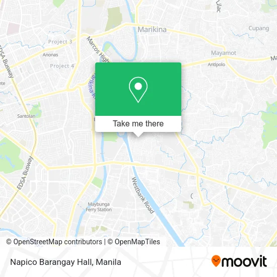 Napico Barangay Hall map