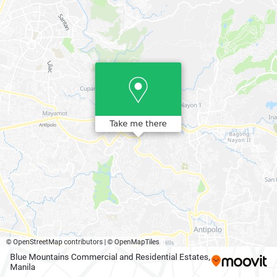 Blue Mountains Commercial and Residential Estates map