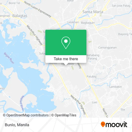 Bunlo map