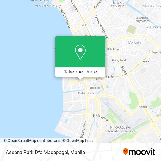 Aseana Park Dfa Macapagal map