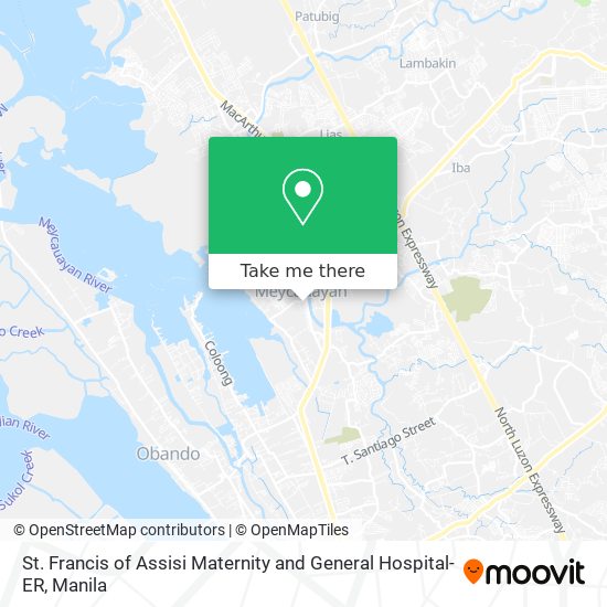 St. Francis of Assisi Maternity and General Hospital-ER map