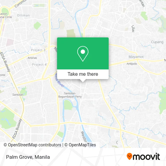 Palm Grove map
