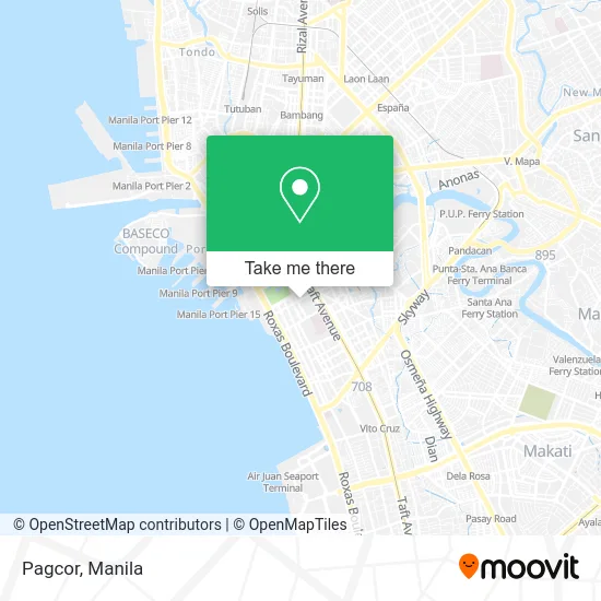 Pagcor map