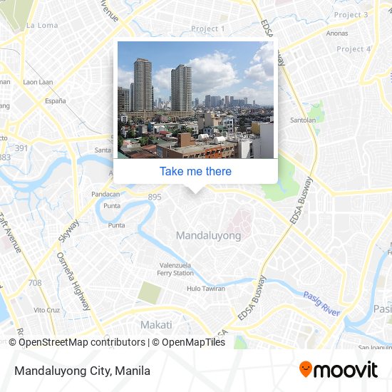 Mandaluyong City map