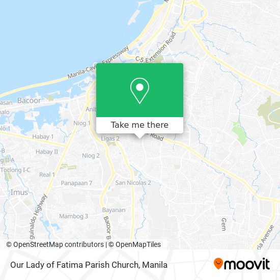 Our Lady of Fatima Parish Church map