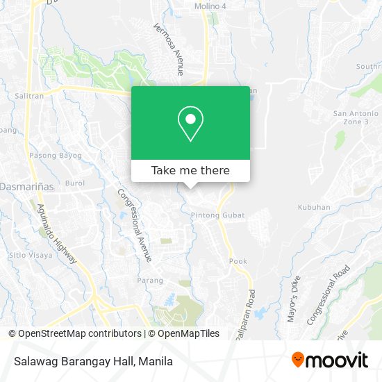 Salawag Barangay Hall map
