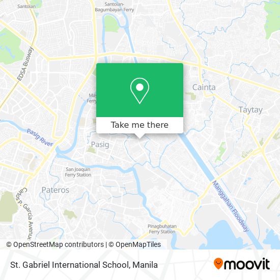 St. Gabriel International School map